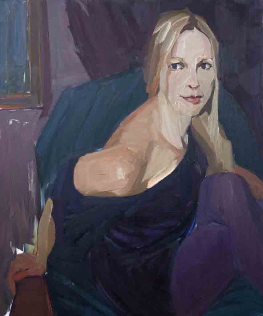 Tatiana. Canvas, oil. Size: 120x100. Year: 2013.